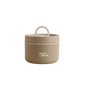 Stackable Insulated Lunch Box with Carry Bag in Brown