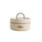 Stackable Insulated Lunch Box with Carry Bag in White