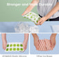 Stackable Silicone Ice Cube Trays with Storage Box
