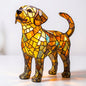 Stained Glass Dog Accent Lamp – Labrador