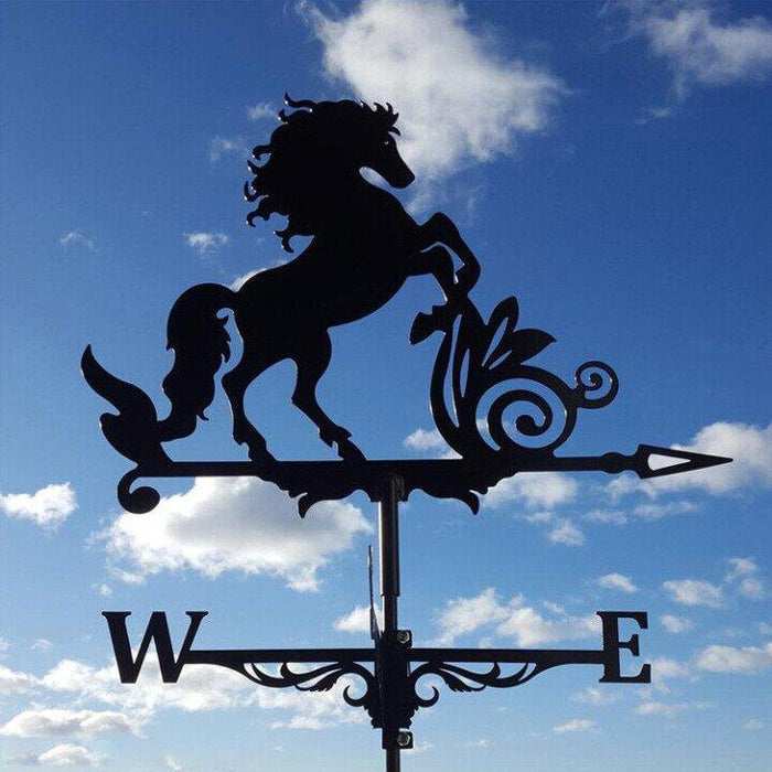Stainless Steel Garden Weather Vane – Horse
