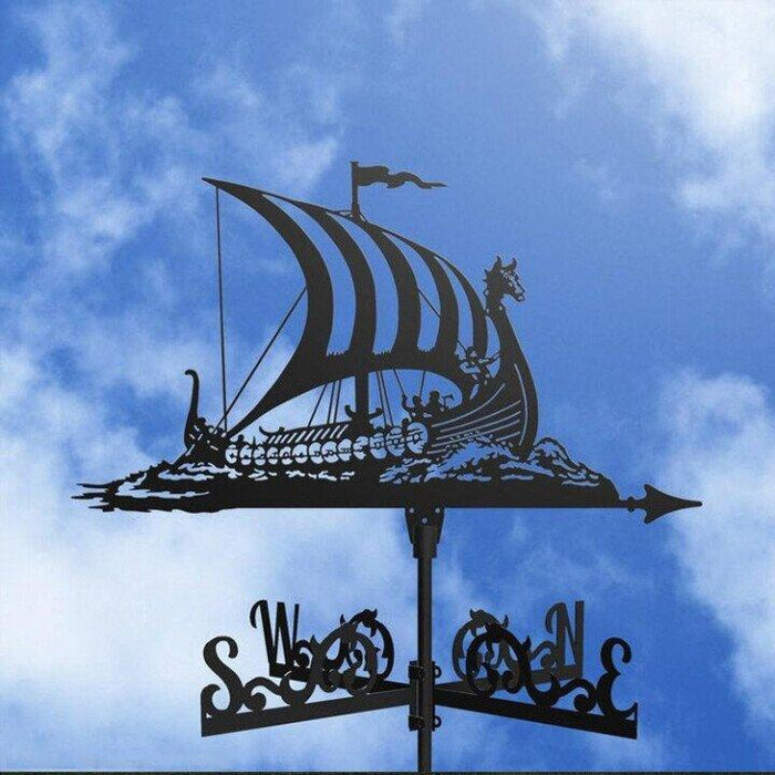 Stainless Steel Garden Weather Vane – Pirate ship