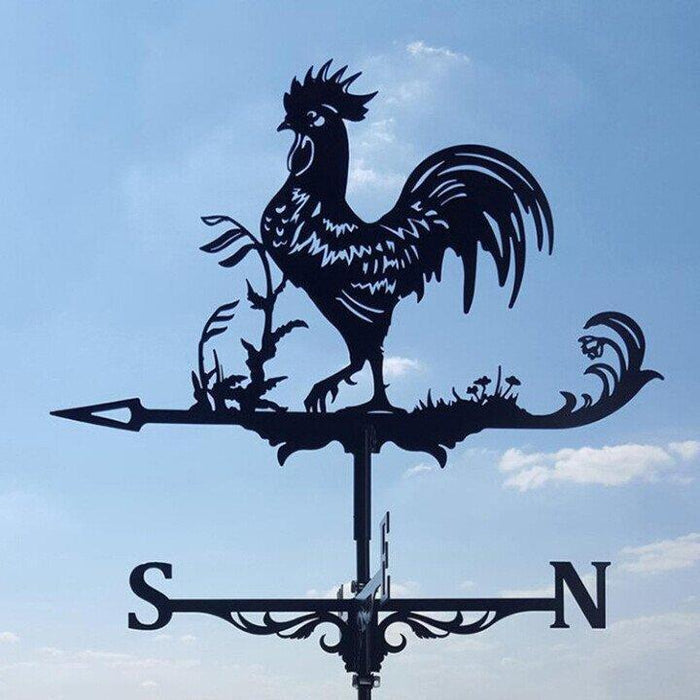 Stainless Steel Garden Weather Vane – Rooster