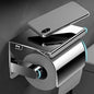 Stainless Steel Toilet Roll Holder with Shelf