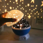Star Projector Night Light in blue