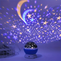 Star Projector Night Light in blue