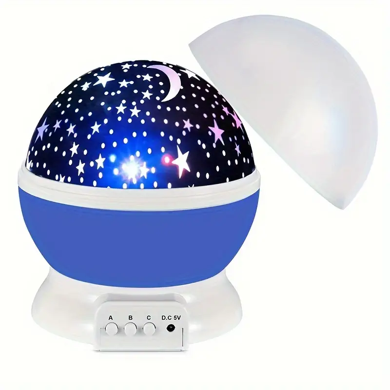Star Projector Night Light in blue