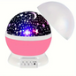 Star Projector Night Light in pink
