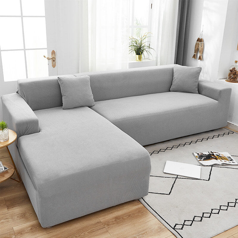 Stretch Sofa Cover with Non-Slip Strips