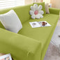 Stretch Sofa Cover with Non-Slip Strips in Grass Green