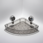 Suction Cup Wall Organiser in Grey