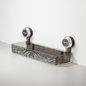 Suction Cup Wall Organiser in Grey