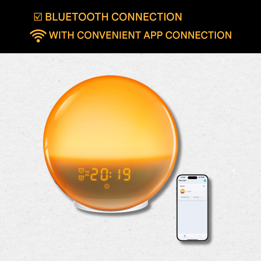 Sunrise Alarm Clock with Wake-Up Light