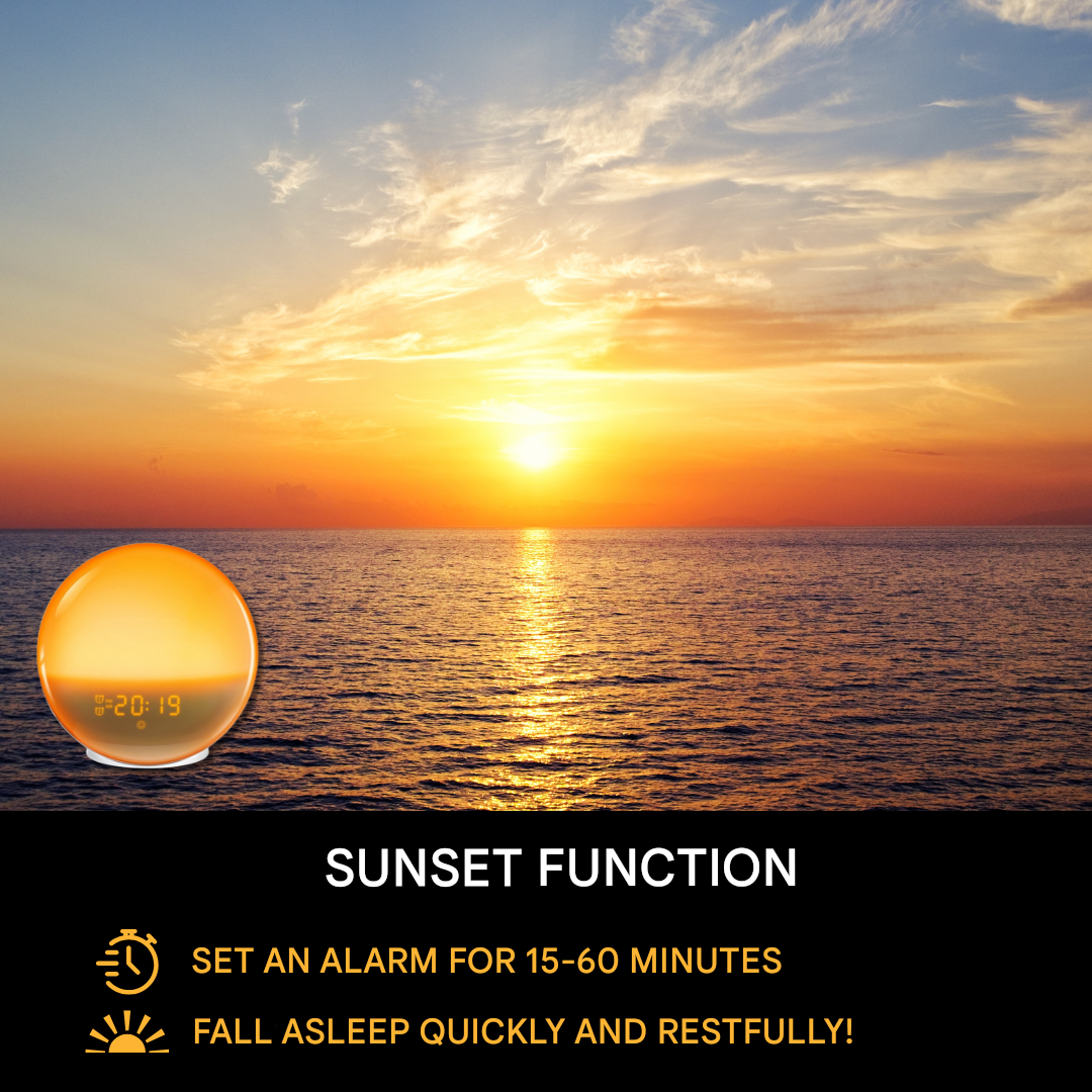 Sunrise Alarm Clock with Wake-Up Light