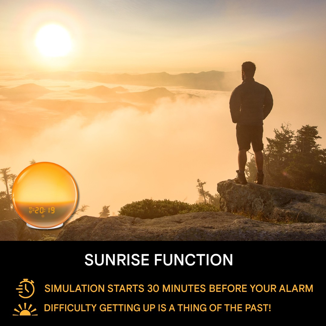 Sunrise Alarm Clock with Wake-Up Light