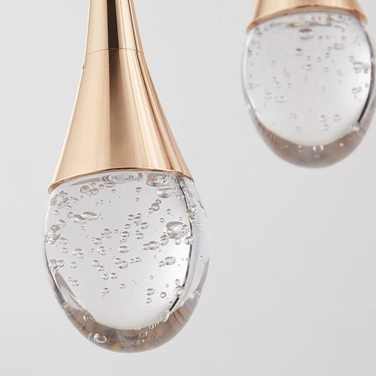 Teardrop Glass LED Pendant Light