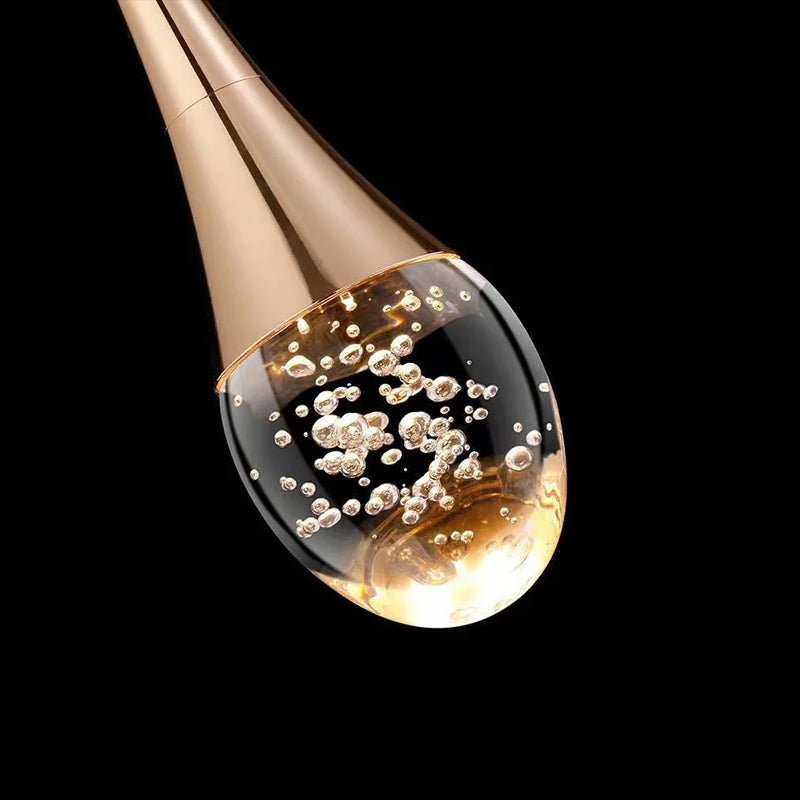 Teardrop Glass LED Pendant Light