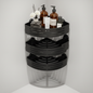 Three-Tier Corner Shower Caddy in Black
