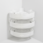 Three-Tier Corner Shower Caddy in White