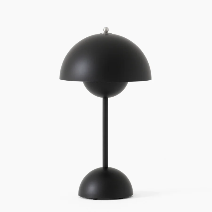 Touch-Control LED Table Lamp, 3 Light Tones in Black