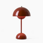 Touch-Control LED Table Lamp, 3 Light Tones in Red-Brown