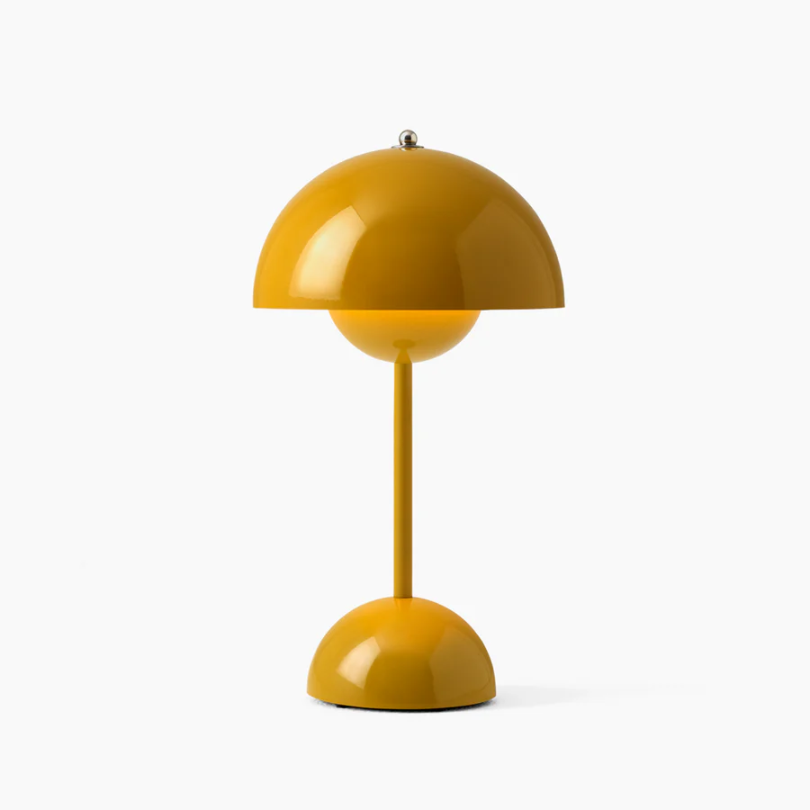 Touch-Control LED Table Lamp, 3 Light Tones in Yellow
