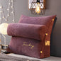 Triangular Memory Foam Back Support Cushion in Purple