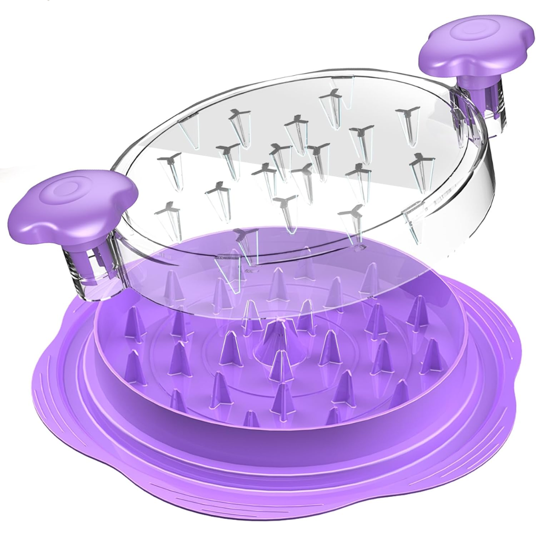 Twist Meat Shredder Tool in Purple