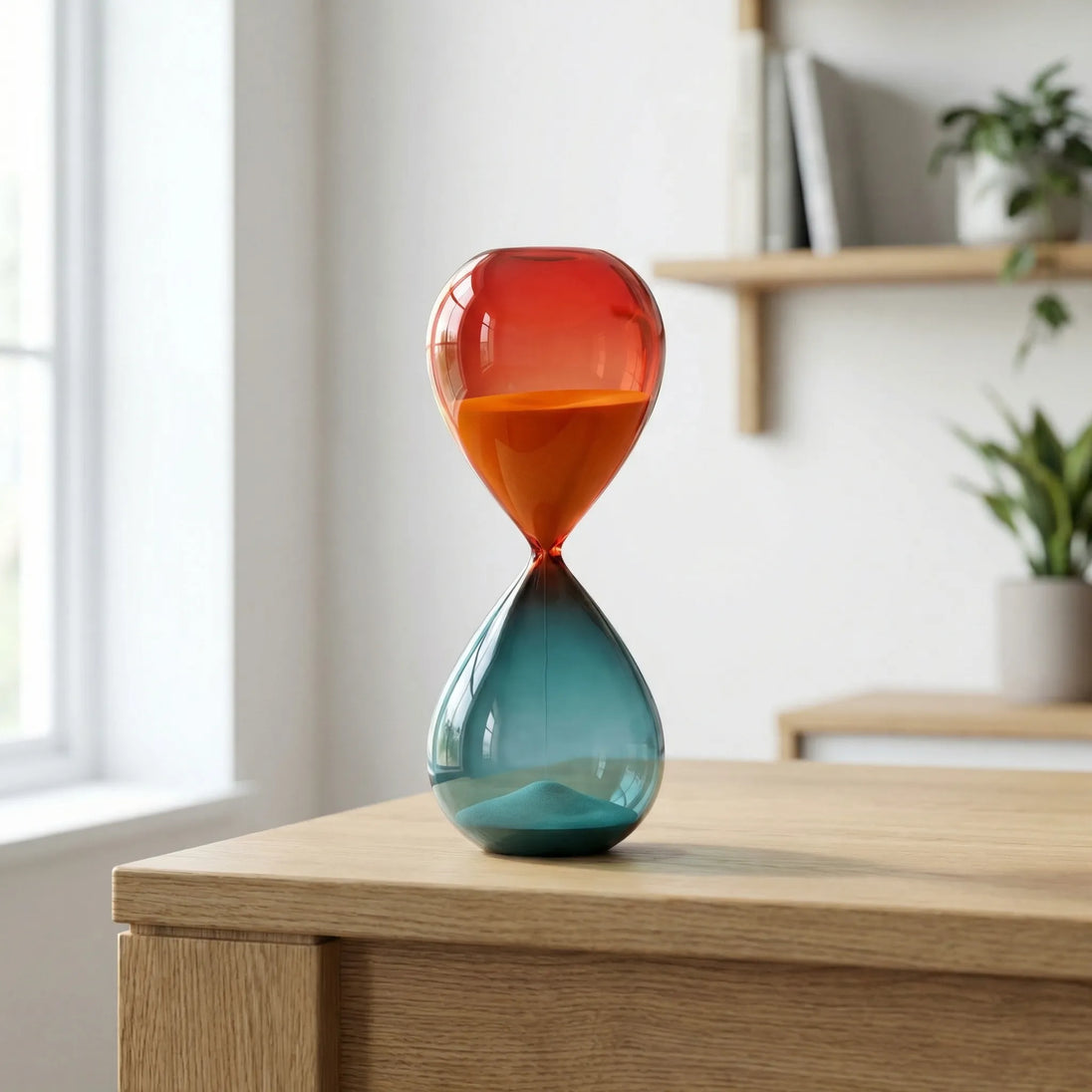 Two-Tone Decorative Hourglass