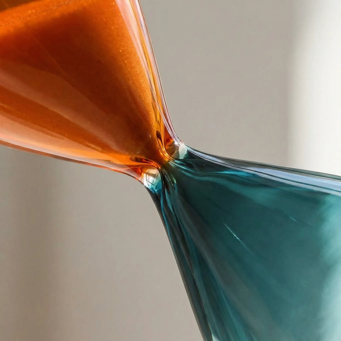 Two-Tone Decorative Hourglass
