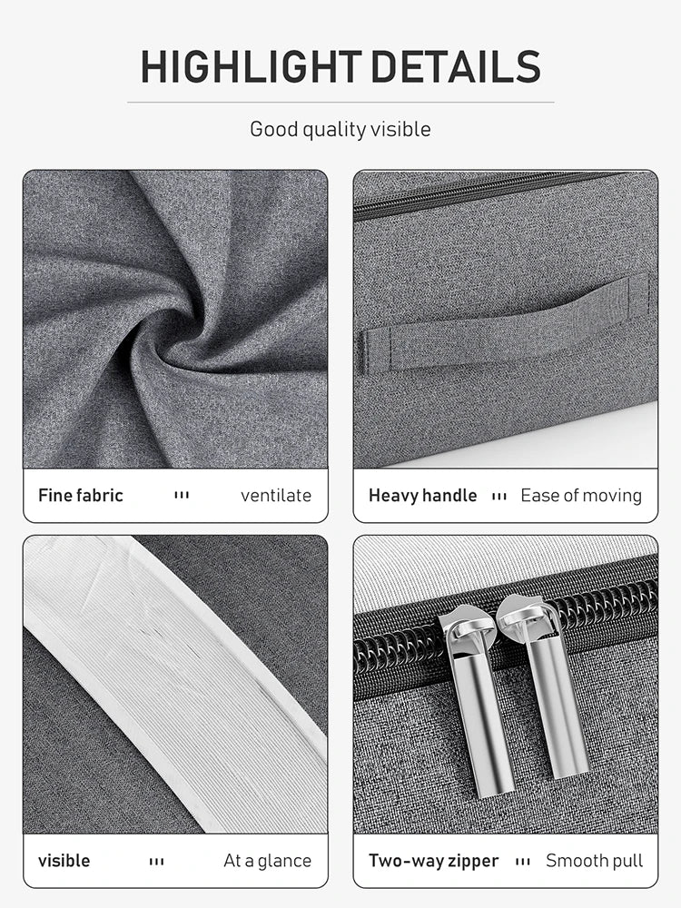 Under-Bed Storage Bag with Zip