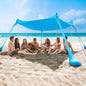 UPF50+ Family Beach Shade with Sand Anchors