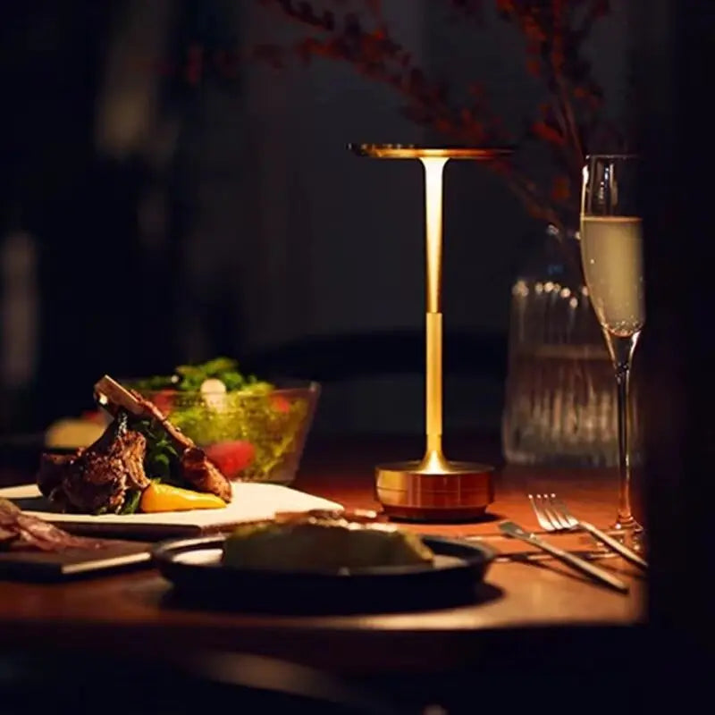 Rechargeable Aluminium Table Lamp – detail view