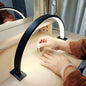 Crescent Arc LED Desk Lamp in Black