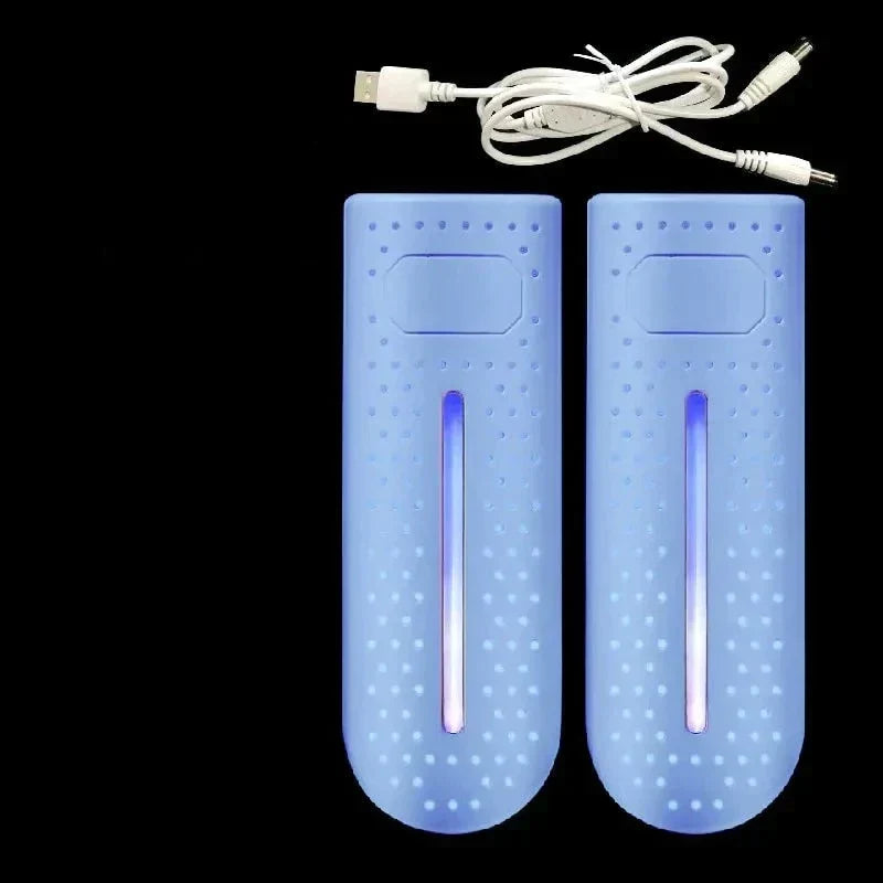 USB UV Shoe Dryer and Deodoriser in Blue with UV Lamp