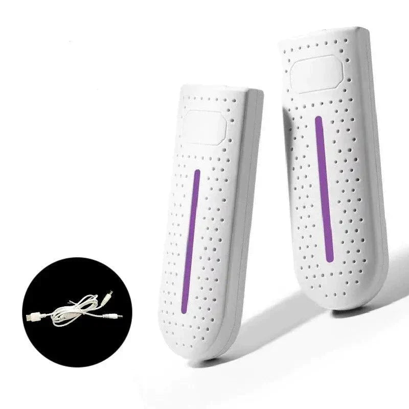 USB UV Shoe Dryer and Deodoriser in White
