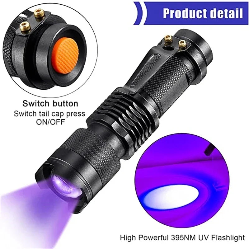UV Torch for Pet Stain Detection