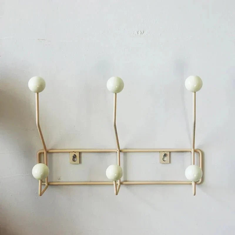 Vintage Metal Coat Hook Rack