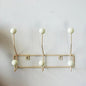 Vintage Metal Coat Hook Rack