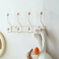 Vintage Metal Coat Hook Rack
