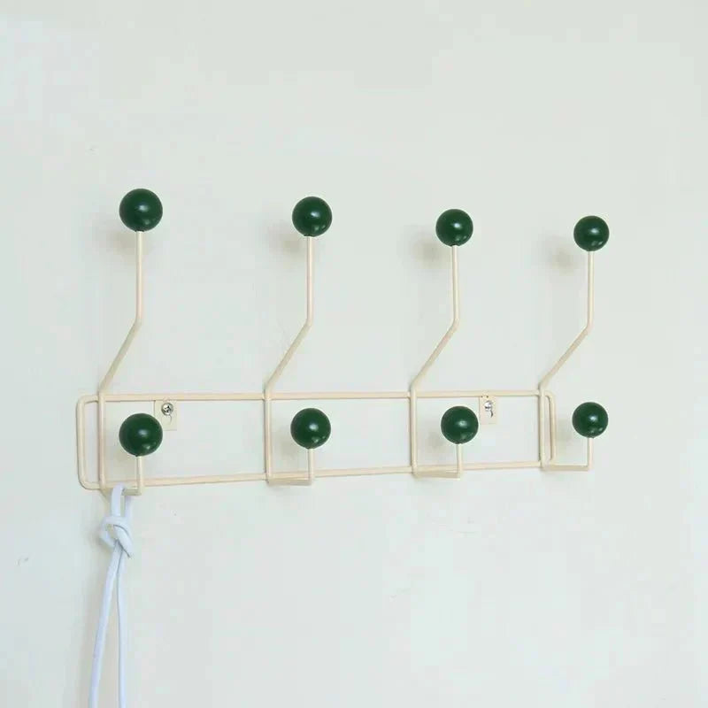 Vintage Metal Coat Hook Rack
