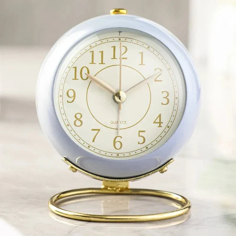 Vintage Style Alarm Clock with Night Light