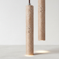 Wabi-Sabi Travertine-Look LED Pendant Light