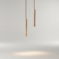Wabi-Sabi Travertine-Look LED Pendant Light
