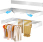 Wall-Mounted Foldable Clothes Drying Rack