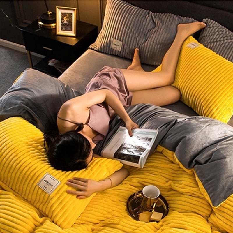 Warm Fleece Duvet Cover