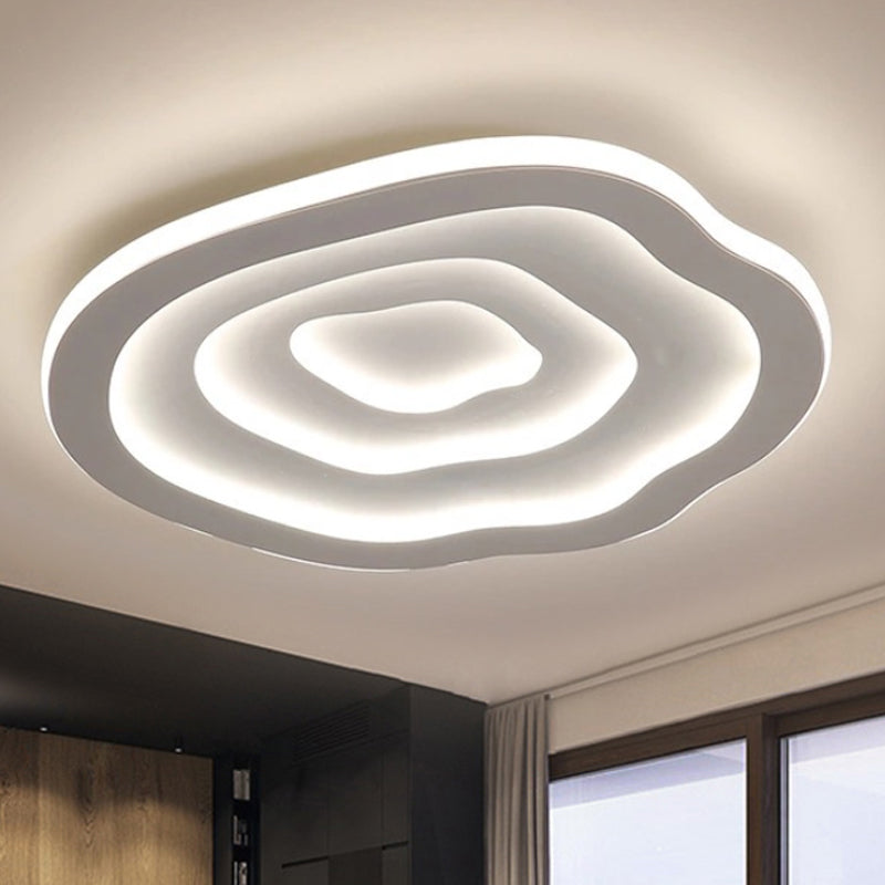Water Ripple LED Ceiling Light – in a room setting