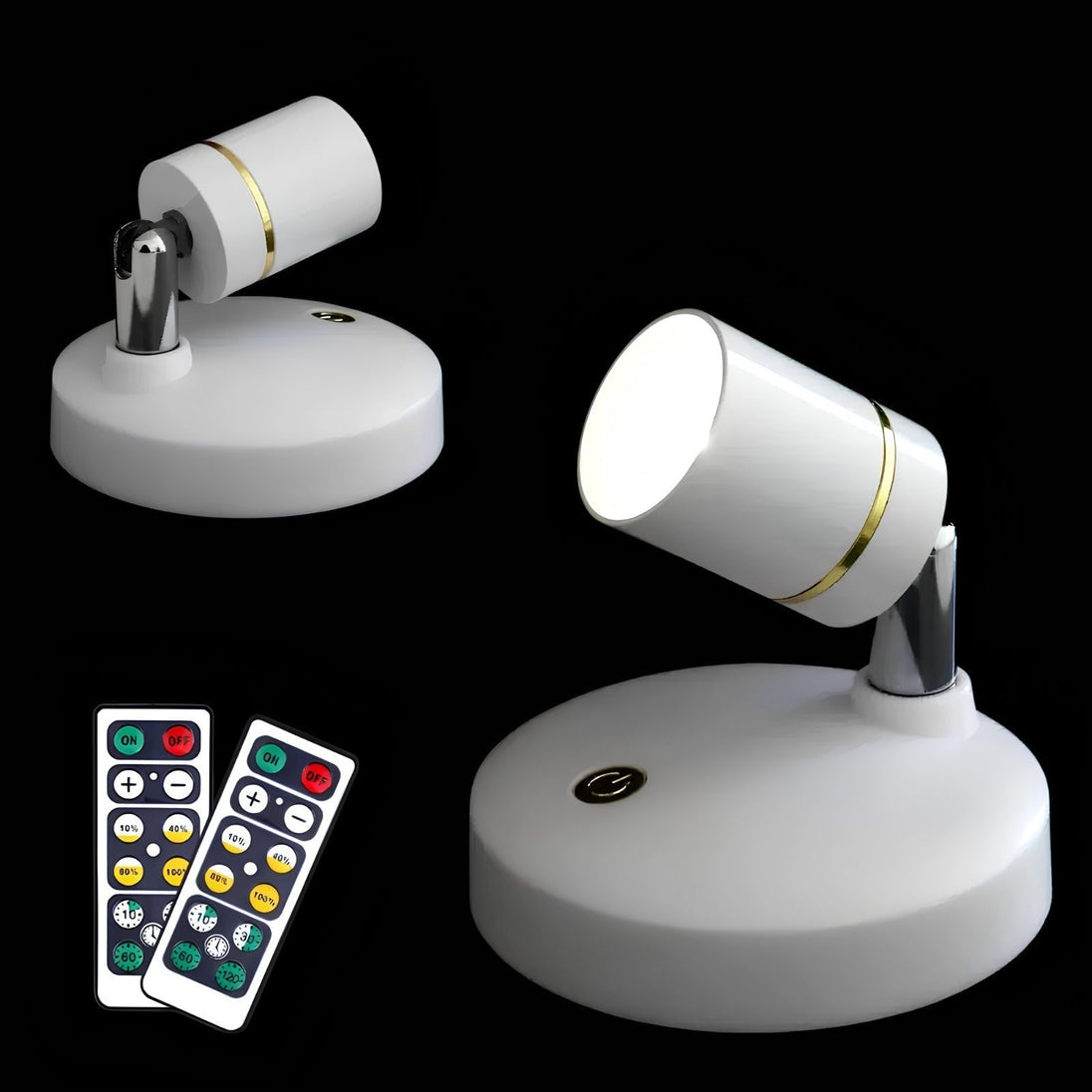 Wireless LED Accent Spotlight with Remote