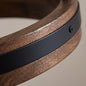 Wood and Metal 3-Light Ceiling Light