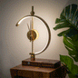 Wooden LED Lamp with Clock and Wireless Charger